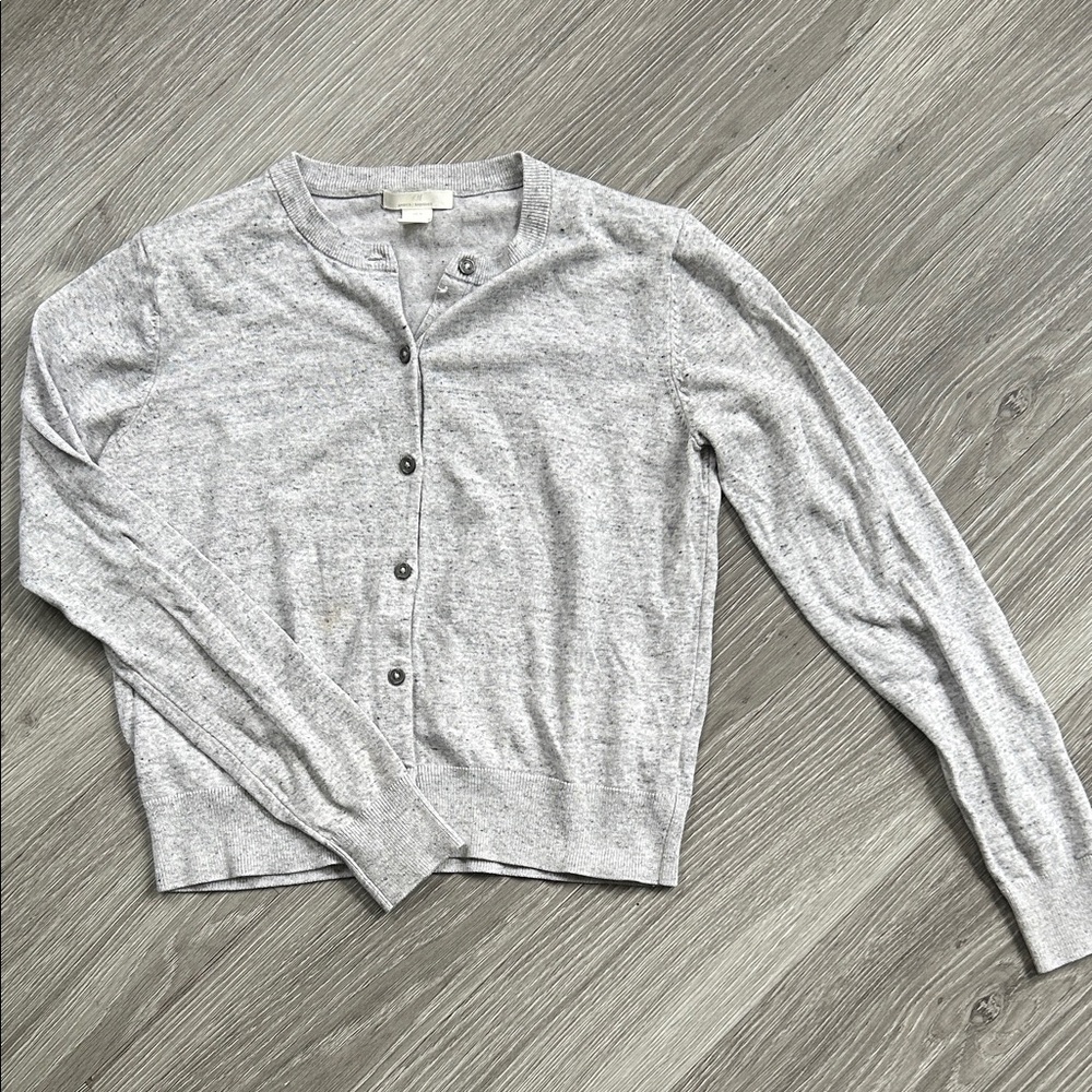 H&M Basics Gray Cardigan